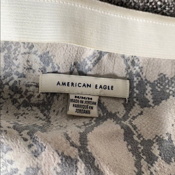 Mid Length Snake Print Skirt - Picture 3 of 3